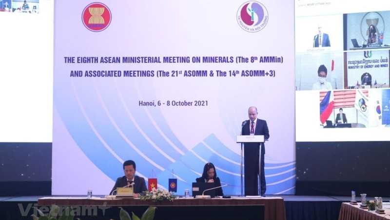 The 14th meeting between senior officials on minerals of 10 ASEAN countries and China, Japan and the Republic of Korea (ROK) (ASOMM+3) was held via videoconference. (Photo:VNA)