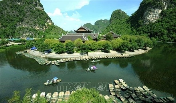 A view of Trang An Landscapes Complex in Ninh Binh province. (Photo: VNA)