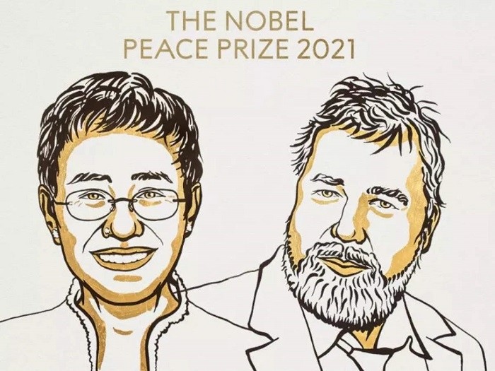 Philippines journalist Ressa and Russian journalist Muratov win 2021 Nobel Peace Prize