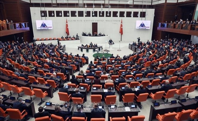 At a session of the Turkish Parliament. (Photo: AFP/VNA)