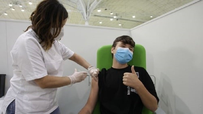 Italy reached the target of fully vaccinating 80% of the population over the age of 12 against COVID-19, according to official data, achieving a goal Rome had set as a safety cut-off point, government data showed on Sunday.