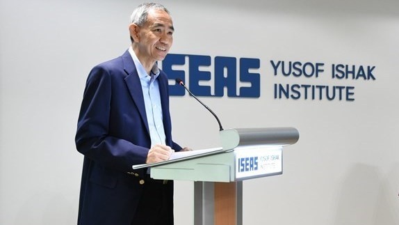 Director of the ISEAS-Yusof Ishak Institute Choi Shing Kwok speaks at the event (Photo: ISEAS)