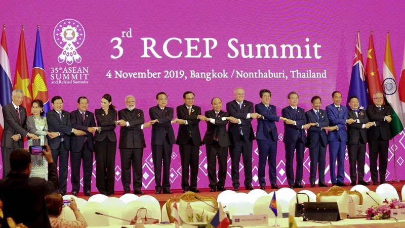 Leaders attend the 3rd RCEP Summit in Bangkok, Thailand on Nov. 4, 2019. (Photo: VNA)