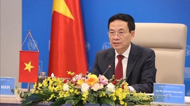Minister of Information and Communications Nguyen Manh Hung (Photo: VNA)