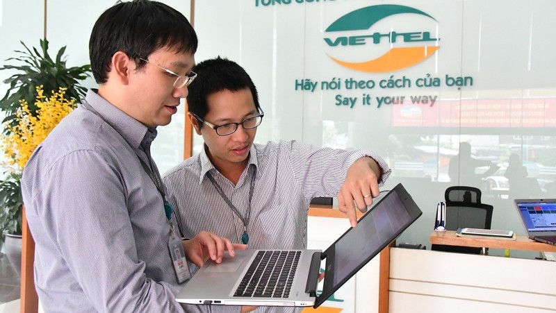 Viettel Military Industry and Telecoms Group (Viettel) is included in the top 500 most profitable enterprises. (Photo: Dieu Linh)