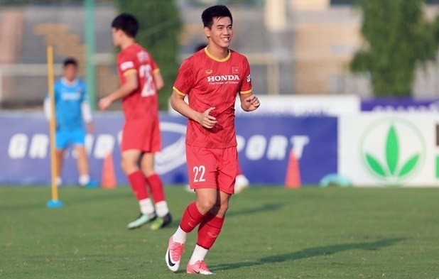 Vietnamese striker Nguyen Tien Linh (Photo: VNA)