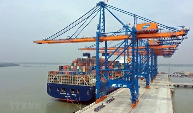 Volume of goods through seaports reach double-digit growth (Photo: VNA)