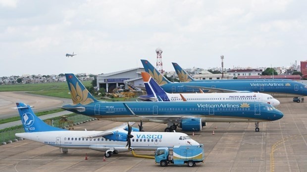 Aircraft of Vietnamese airlines (Photo: VNA)
