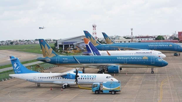 Vietnam Airlines Group's aircrafts (Photo: VNA)