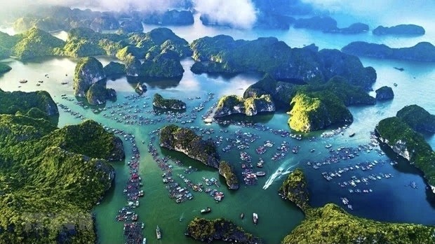 A view of Cat Ba Archipelago in Hai Phong city. (Photo: VNA)