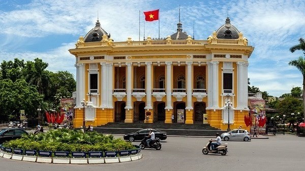 The Hanoi Opera House, one of the architectural landmarks of the capital city. (Photo: VNA)
