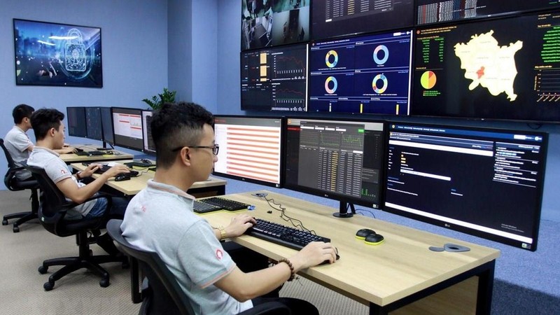 The cybersecurity centre of Thai Binh Province (Photo: VNA)