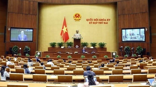 The second session of the 15th National Assembly is being held both in person and via videoconference (Photo: VNA)