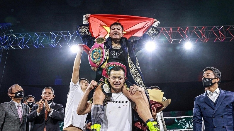 Boxer Nguyen Thi Thu Nhi wins first-ever WBO world belt for Vietnam (Photo: WBO)