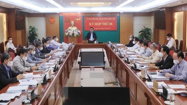 The Party Central Committee’s Inspection Commission held its eighth session from November 2-4. (Photo: VNA)
