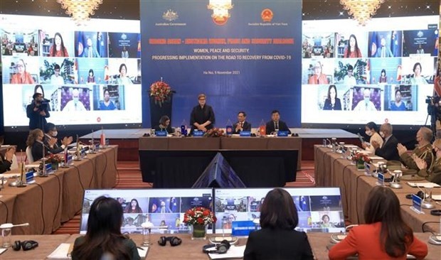 At the ASEAN-Australia dialogue themed “Women, peace and security: progressing implementation on the road to recovery from COVID-19”(Photo: VNA)