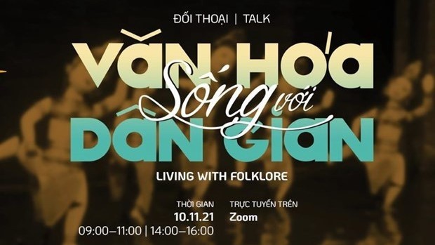 Poster of talk on “Living with Folklore” 