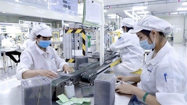 Vietnam's exports of electronics rises to US$96.9 billion in 2019 from US$47.3 billion in 2015, ranking 12th in the world.(Photo: VNA)