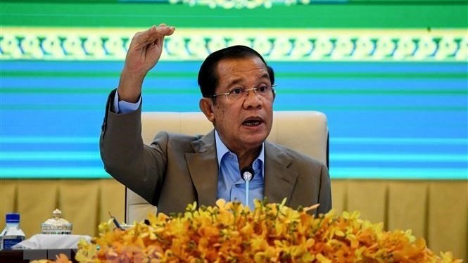 Cambodian Prime Minister Hun Sen (Photo: AFP/VNA)