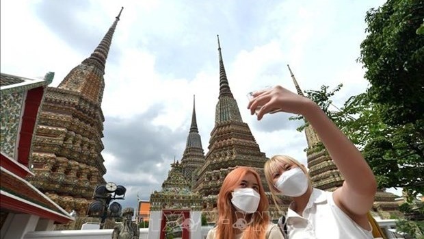 Tourists in Bangkok Thailand on November 2 (Photo: Xinhua/VNA)