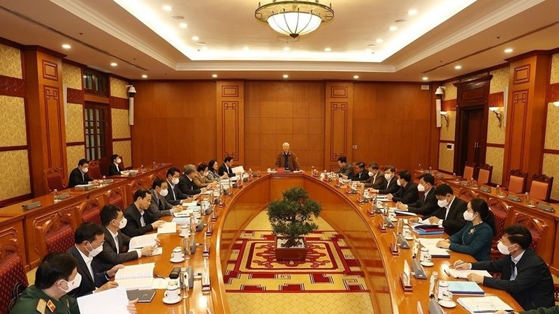 The meeting of the Central Steering Committee on Anti-corruption (Photo: VNA)