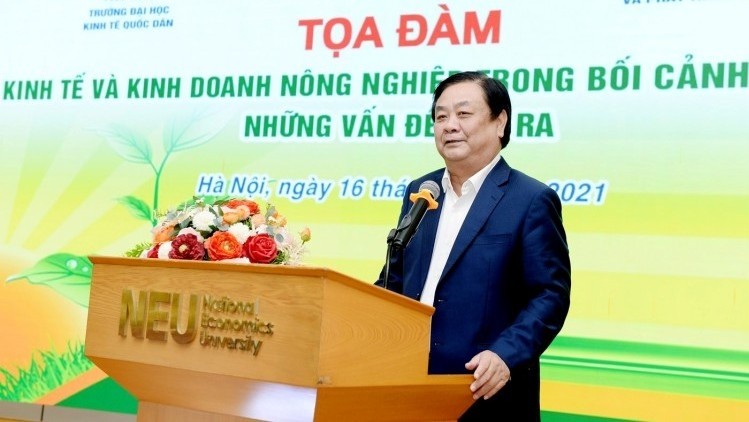Minister of Agriculture and Rural Development Le Minh Hoan addressing the event (Photo: NDO/Thanh Tra)
