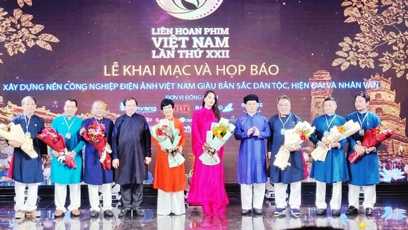 The opening ceremony of the 22nd Vietnam National Film Festival (Photo: Cong Hau)