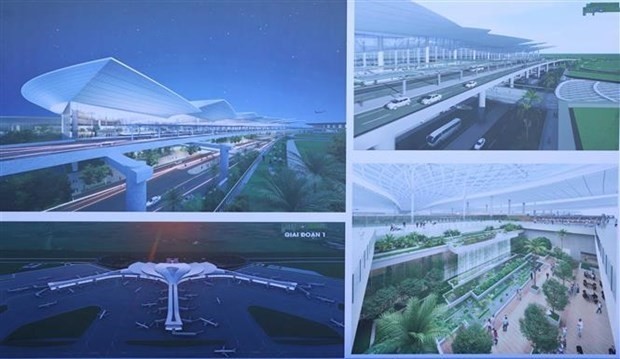 Graphic designs of some facilities of the Long Thanh International Airport project. (Photo: VNA)
