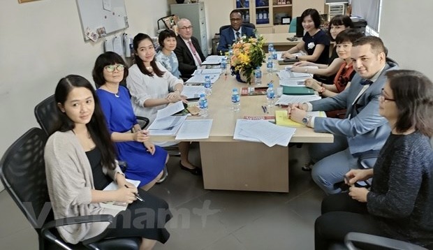 A working session of the jury of the competition's final round. (Photo: Le Courier du Vietnam)