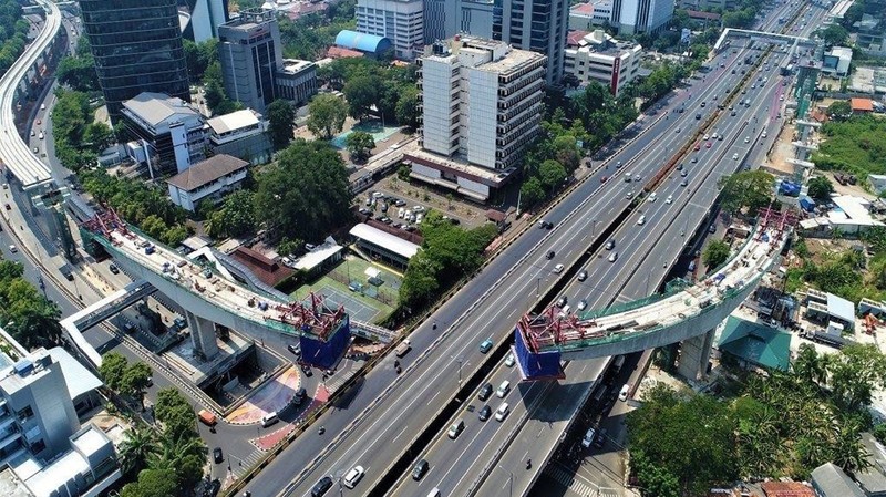 A part of Jakarta, the capital of Indonesia (Photo: VNA)