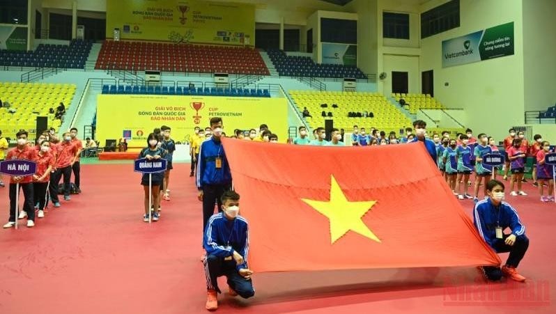 Nhan Dan Newspaper Table Tennis Championships kick off in Quang Nam (Photo: NDO/Duy Linh)