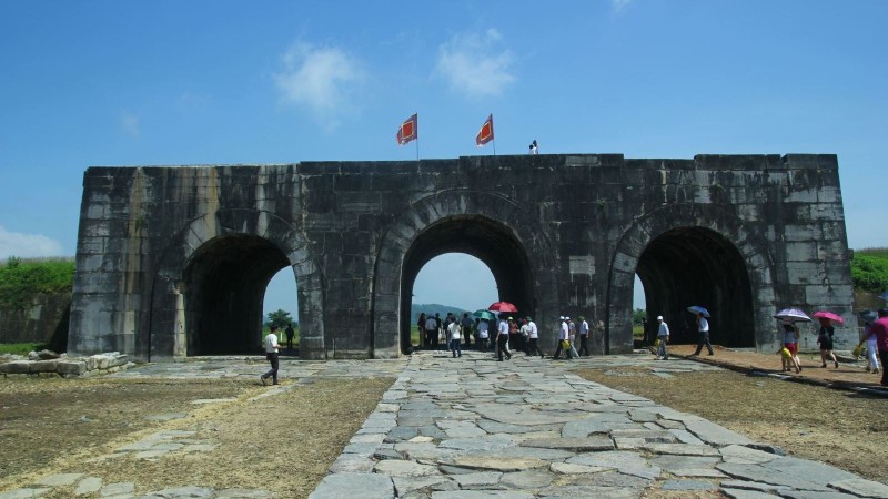 The main gate of the Ho Citadel (Photo: VNA)