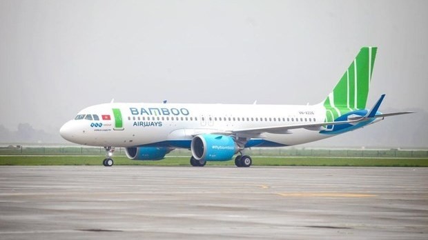 An aircraft of Bamboo Airways (Photo: VNA)