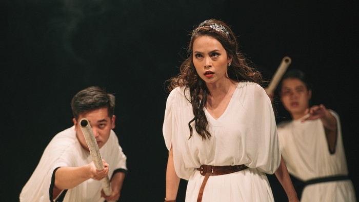 A scene from the play "Antigone" by director Tran Luc (Photo: Goethe Institute)