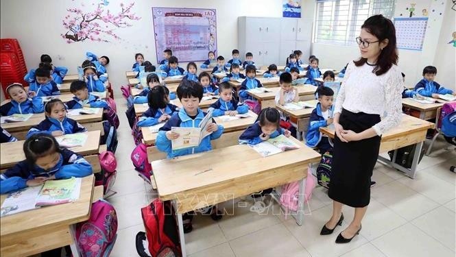 Pupils in a classroom (Photo: VNA)