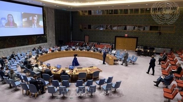 A working session of the UNSC (Photo: VNA)