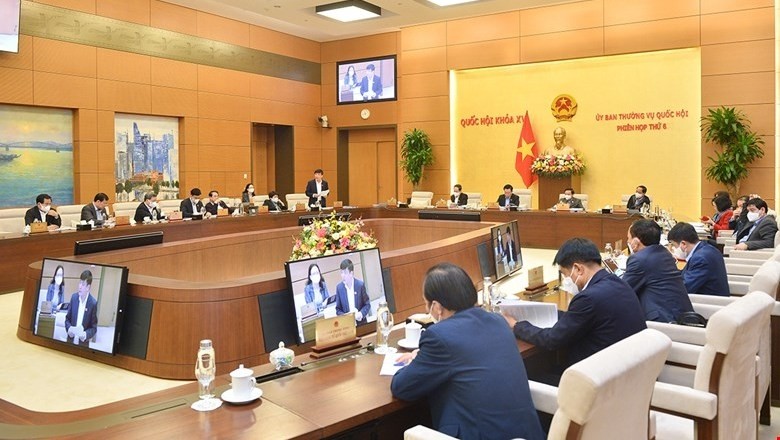 At the 6th session of the National Assembly Standing Committee in December (Photo: quochoi.vn)