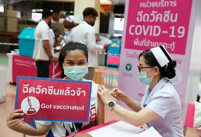 Thailand has vaccinated about 69.1% of an estimated 72 million people living in the country with two doses.