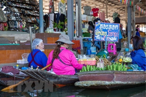 A floating market in Thailand (Photo: Xinhua/VNA)