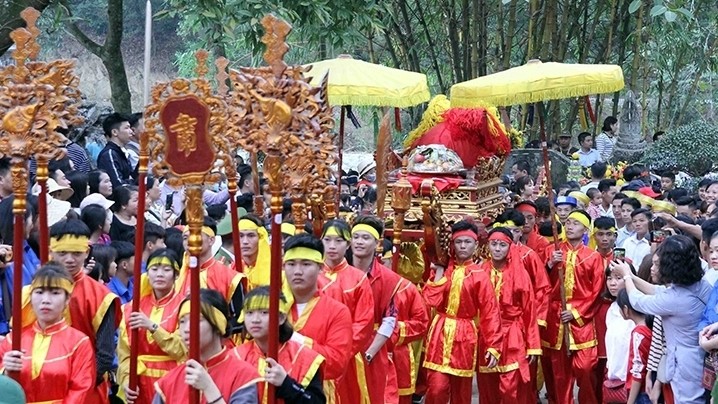 A spring festival in Soc Son District, Hanoi (Photo: VNA)