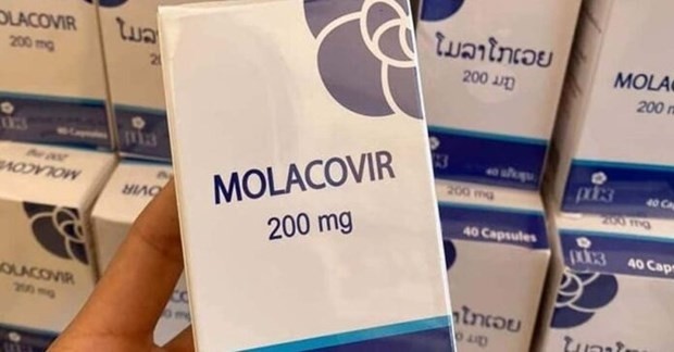 A package of Molacovir produced in Laos (Photo: Laotiantimes.com)