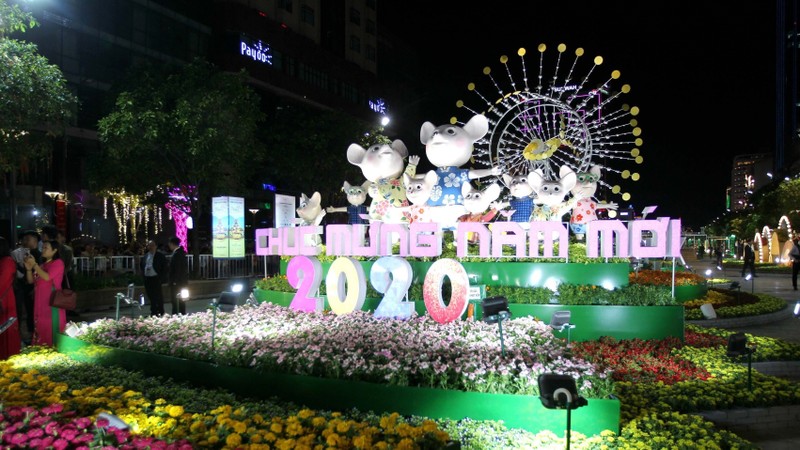 Nguyen Hue Flower Street in 2020 (Photo: VNA)