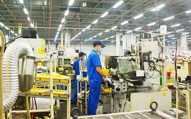 Employees work at Linh Trung 1 Export Processing Zone in Ho Chi Minh City. (Photo: VNA)