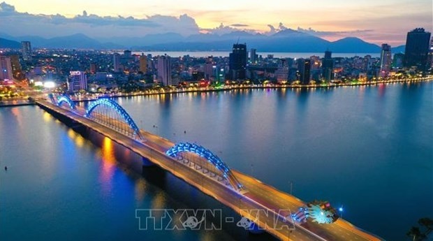 Rong (Dragon) Bridge, a symbol of Da Nang city. (Photo:VNA)