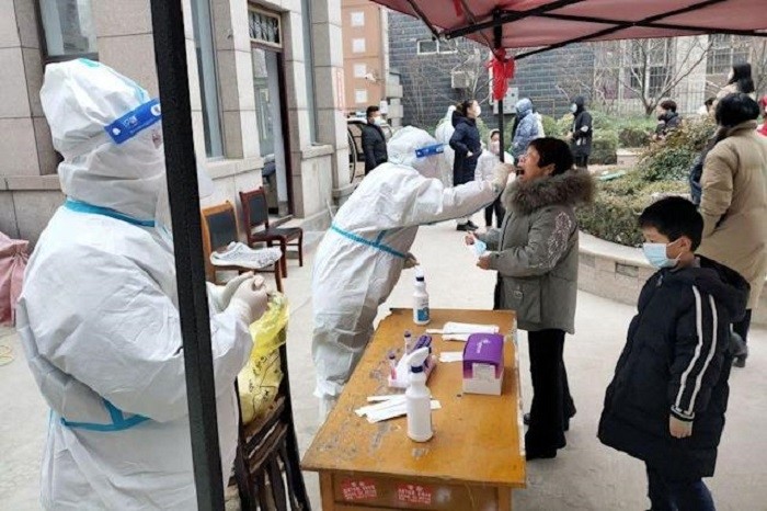 The central city of Anyang reported 29 new local symptomatic cases for Jan 18, compared with 94 the prior day.