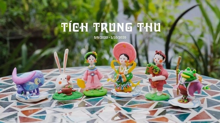 A 'to he' collection entitled ‘Tich Trung Thu’ (Tale of Mid-autumn festival) created by artisan Dang Van Hau and illustrator Cam Anh (Photo: To he Viet)