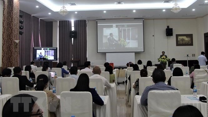 A seminar is held in An Giang province on January 20 to promote trade and investment between the US and the Mekong Delta localities. (Photo: VNA)