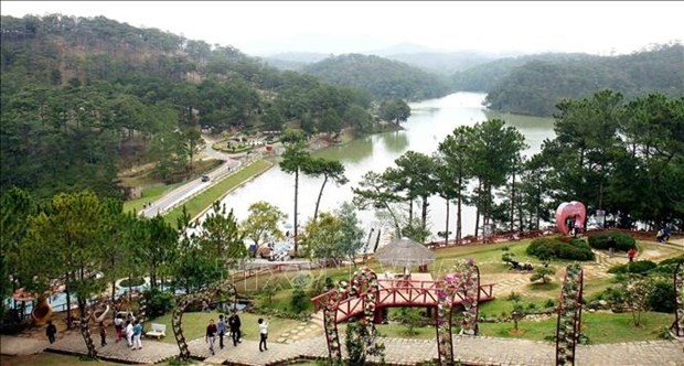The Valley of Love in Da Lat City, the Central Highlands province of Lam Dong. (Photo: VNA)
