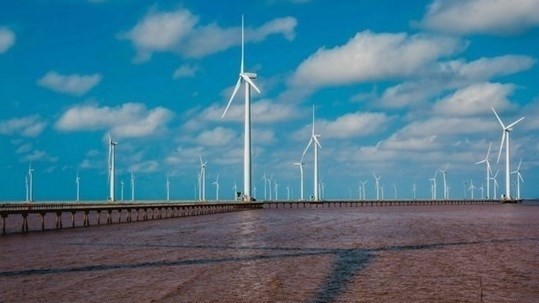 A wind farm in Bac Lieu province (Photo: VNA)