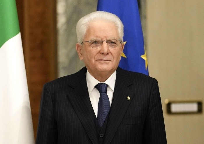 Italian President Sergio Mattarella was re-elected for a second term on Saturday.
